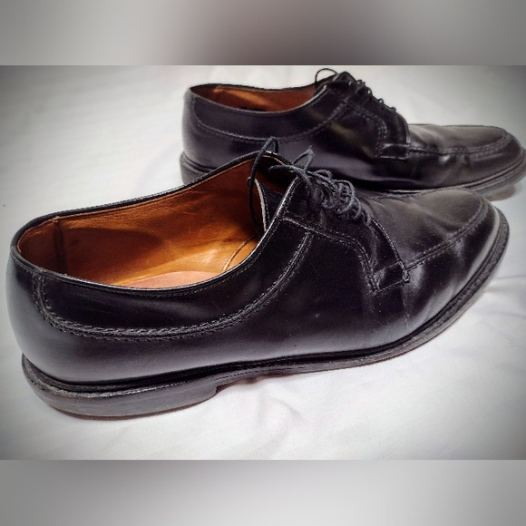 Men's Size 11.5 Allen Edmonds Norse Black Leather Dress Shoe Excellent Condition - Picture 8 of 11